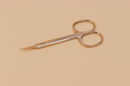 Short Tip Curved Mini Brow Scissors