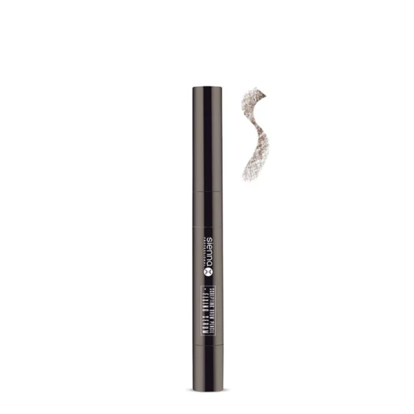 SCULPTING BROW PENCIL & FIXING SERUM - WARM BRUNETTE - Image 4